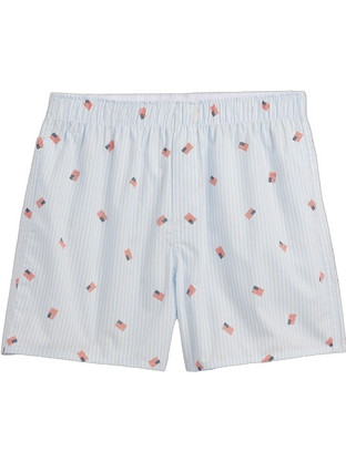 Gap Americana 4'' Ανδρικό Μαγιό Σορτς με Σχέδια Γαλάζιο 899216006