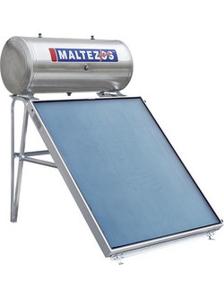 Maltezos GL Ηλιακός Θερμοσίφωνας 125lt 1.5m² Glass Τριπλής Ενέργειας