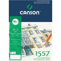 Canson 1557 Μπλοκ Σχεδίου A3 180gr/m² 30 Φύλλα