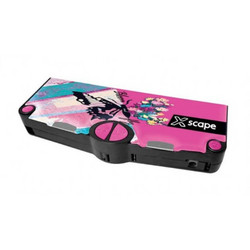 Graffiti Retro Xscape Butterfly Κασετίνα με 2 Θήκες Ροζ 269644