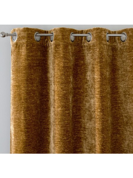 La Redoute Κουρτίνα Βελουτέ με Τρουκς 135x250 Bocha 351484322 Μπρονζέ