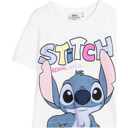 Cerda Lilo & Stitch Παιδικό T-Shirt Κοντομάνικο Λευκό Μωβ 2900002816 14τμχ