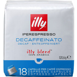 Illy Κάψουλες Decafeine Iper Cube Συμβατές με Μηχανή Illy iperEspresso 18τμχ