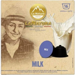 La Natura Lifestyle Κάψουλες Διάφορα Ροφήματα Milk Συμβατές με Μηχανή Dolce Gusto 16τμχ
