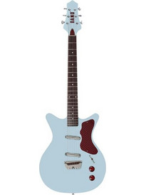 Danelectro Dan O. Cool Ηλεκτρική Κιθάρα Double Cut με Μαγνήτες SS & Ταστιέρα Rosewood Aqua
