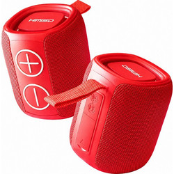 Kimiso KMS-350 Αδιάβροχο Ηχείο Bluetooth 1W με Ραδιόφωνο Κόκκινο