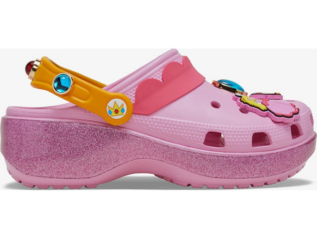 Crocs Women Princess Peach Classic Platform Clog Multi 212137-90H