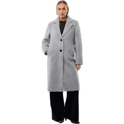 Mexx Γυναικείο Παλτό Μάλλινο Μακρύ Γκρι MF006801963W-144102