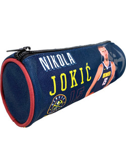Back Me UP NBA Jokic Κασετίνα Βαρελάκι Navy Μπλε 378-15140