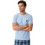 PNN Nightwear Καλοκαιρινές Ανδρικές Πιτζάμες Βαμβακερές Καρό Γαλάζιες 0261-0507