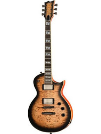ESP Eclipse USA Ηλεκτρική Κιθάρα Single Cut με Μαγνήτες HH & Ταστιέρα Ebony See Thru Black Sunburst