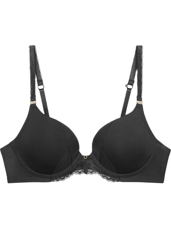 Triumph Love in Lace Σουτιέν με Ελαφριά Ενίσχυση με Μπανέλα Μαύρο 10228664