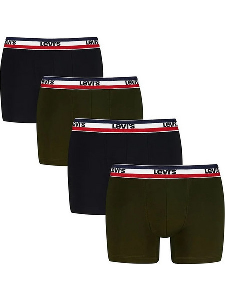 Levi's Ανδρικά Μποξεράκια Σετ 4Pack 701241231-003