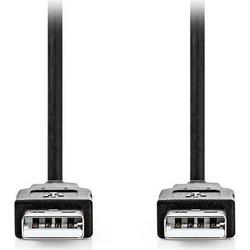 Nedis CCGL60000BK50 Καλώδιο USB-A Male 2.0 to USB-A Male 5m Black