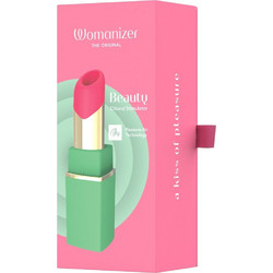 Womanizer Beauty Κλειτοριδικός Δονητής 12.7cm Πράσινος Ροζ