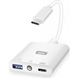 Andowl Q-US1 USB Hub USB-C με 3 Θύρες USB-A / USB-C