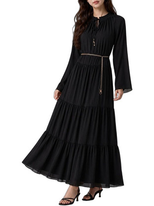 Michael Kors Maxi Φόρεμα για Γάμο / Βάπτιση Μαύρο MT683L17R3-001