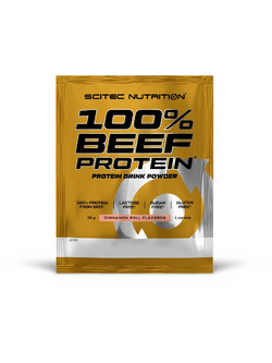 Scitec Nutrition 100% Hydrolyzed Beef Cinnamon Roll Πρωτεΐνη Χωρίς Λακτόζη & Γλουτένη 30gr