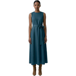 Helmi Midi Καθημερινό Φόρεμα Navy Μπλε 58-05-107Α