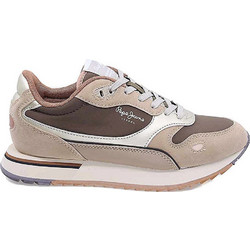 Pepe Jeans Drop 2 Bexley Essence Γυναικεία Sneakers Flatforms Καφέ PLS400039-875