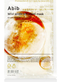 Abib Mild Acidic Ph Glutathiosome Fit Sheet Μάσκα Προσώπου για Ενυδάτωση & Λάμψη 30ml