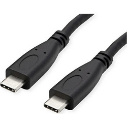 Roline 11.02.9057 USB-C to USB-C 1m Black