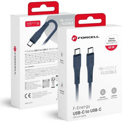 Forcell F-Energy C344 Braided USB-C to USB-C 60W 1m 5903396435249