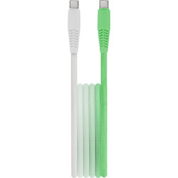 Setty KGC-C-1.5320 Braided USB-C to USB-C 1.5m Mint Green White