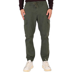 Rebase Ανδρικό Παντελόνι Cargo Joggers Ελαστικό Slim Εφαρμογή Χακί 262RCCP-4139