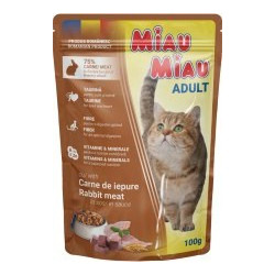 Pet Camelot Miau Miau Adult with Rabbit in Gravy 100gr