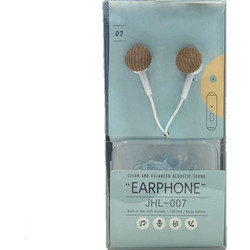 RE.06334 Handsfree In-Ear 3.5mm White Brown