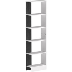 HOMCOM Βιβλιοθήκη 45x21x170cm 833-803V00WT