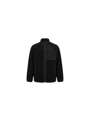 Funky Buddha Ανδρική Ζακέτα Fleece Μαύρη FBM014-071-06