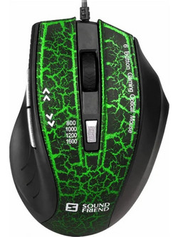 SF-8196 Ενσύρματο Ποντίκι Green