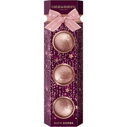 Baylis & Harding Wild Cherry & Vanilla Bath Bombs 3x100gr