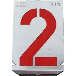 Luckhaus Στένσιλ Αριθμοί Μεταλλικά 10τμχ 30-542008-0