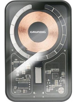 Grundig 00458 Magsafe Power Bank 5000mAh 5W με Θύρα USB-C Transparent