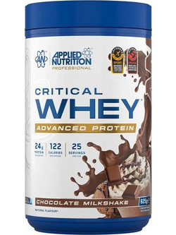 Applied Nutrition Critical Whey Chocolate Milkshake Πρωτεΐνη Ορού Γάλακτος Γράμμωσης 850gr