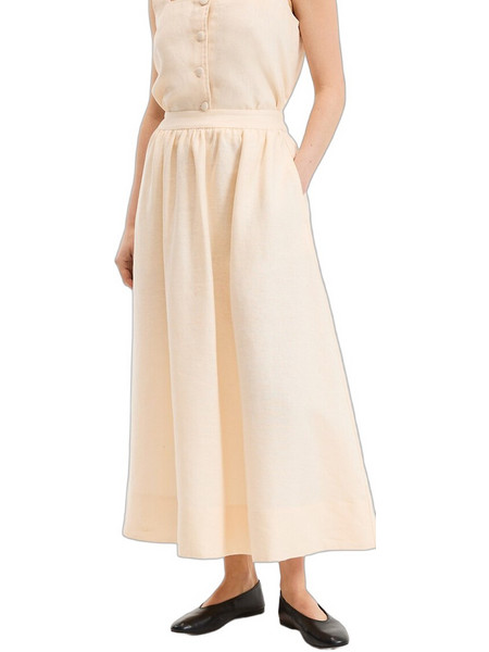 La Redoute Collections Μακριά Φούστα Λινή A-Γραμμή