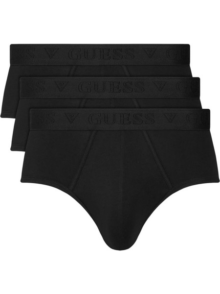 Guess Ανδρικά Σλιπ Βαμβακερά Μαύρα 3Pack U6BG01K5352-JBLK