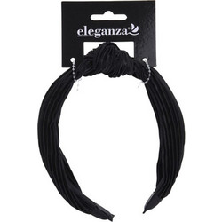Koopman Στέκα Μαλλιών Υφασμάτινη Κόμπος Μαύρη CY4653980