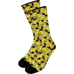 NODO Cool Ducks Ανδρικές Κάλτσες Ψηλές με Σχέδια Κίτρινες PR10091