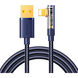 Joyroom S-UL012A6 Braided Angle 90° USB-A to Lightning Cable 1.2m Blue