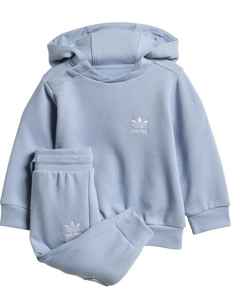 Adidas Βρεφικό Σετ Φόρμας Χειμωνιάτικο Γαλάζιο JY4866
