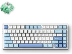 Mchose G75 Pro Ασύρματο Μηχανικό Gaming Πληκτρολόγιο TenKeyLess με Tofu v2 Διακόπτες RGB White Blue