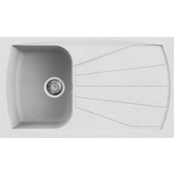 Karag Living Titano 400 Ένθετος Νεροχύτης Γρανίτη Αντιστρεφόμενος Ματ White