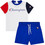 Champion Βρεφικό Σετ για Αγόρι Καλοκαιρινό Λευκό Royal Blue Κόκκινο 306790-WW001