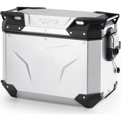 Givi Trekker Evo OBKEV44AAR Πλαϊνή Βαλίτσα Μηχανής Αλουμινίου Monokey 44lt Ασημί