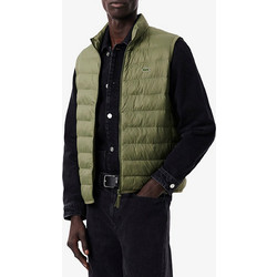 Lacoste Αμάνικο Ανδρικό Μπουφάν Puffer Χακί BH8693-BMY