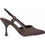 Alessandra Bruni Γόβες Slingback με Λεπτό Ψηλό Τακούνι Σοκολατί X47008645-5X5